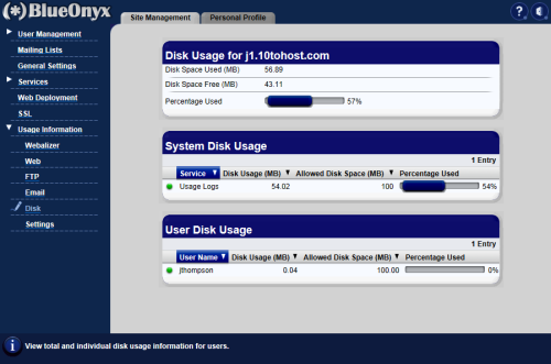 Disk Usage