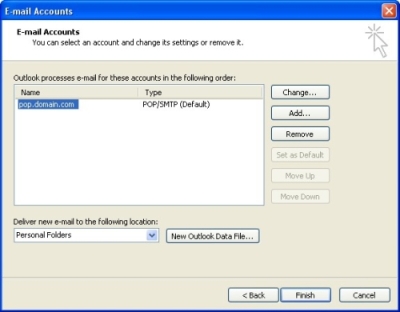 step 3 check manually configure server settings or additional server types checkbox and click next